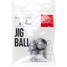 Груз чебурашка разборная Lucky John Pro Series Jig Ball 10-18 г (4 шт.)